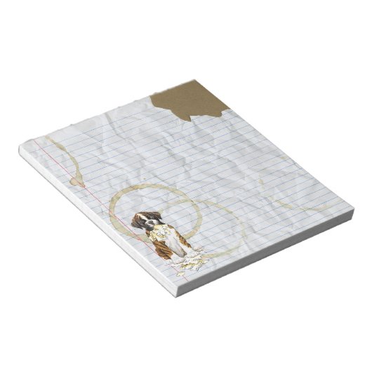 Mijn Boxer Ate Mijn Lesson Plan Notitieblok (Schuin)