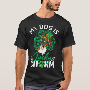 Mijn Boxer Hond Is Mijn Geluksbrenger Ierse St. Pa T-shirt