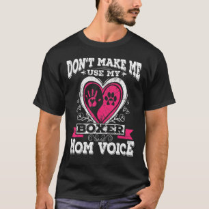 Mijn Boxer Kerstmis voor vrouwen die mama's zijn T-shirt