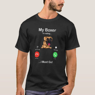 Mijn Boxer roept me op om te gaan doen T-shirt