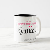 Mijn Boyvriend is een Villain Tweekleurige Koffiemok (Voorkant rechts)