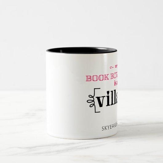 Mijn Boyvriend is een Villain Tweekleurige Koffiemok (Center)