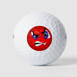 Mijn boze gezichtsbal golfballen