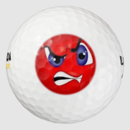 Mijn boze gezichtsbal golfballen
