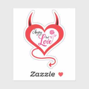 Mijn boze liefde sticker