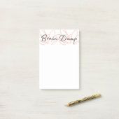 Mijn Brain Dump Dump Notepad Post-it® Notes (Op bureau)