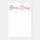 Mijn Brain Dump Dump Notepad Post-it® Notes (Voorkant)