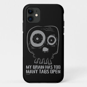 MIJN BRAIN HEEFT TE VEEL TABLETTEN OPEN grappig Case-Mate iPhone Case
