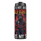 Mijn brandweerman zoon mijn held thermosbeker (Voorkant)