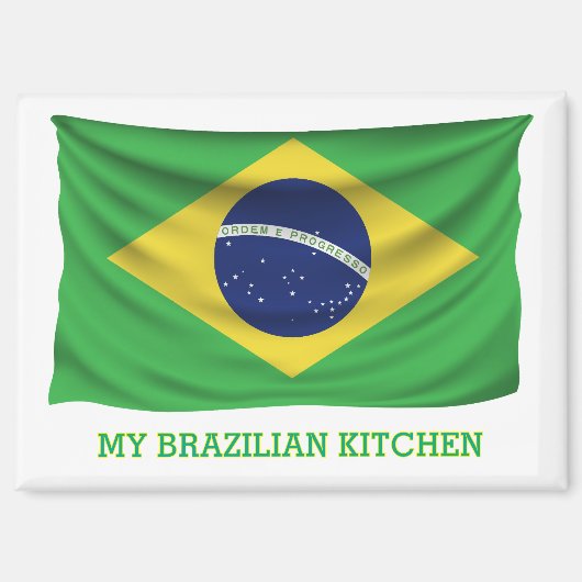 Mijn Braziliaanse keukenmagneet Magneet (Voorkant)