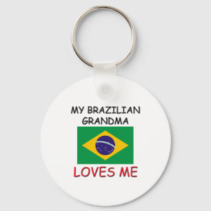 Mijn Braziliaanse oma houdt van mij Sleutelhanger