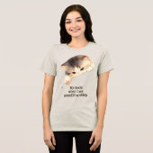 Mijn brein als ik iets zie Tri-Blend shirt (Voorkant volledig)