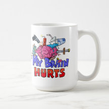 Mijn brein doet pijn aan de donkere Humor