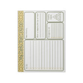 Mijn brein dumpen om te doen lijst notitieblok (Linkerzijde)