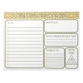 Mijn brein dumpen om te doen lijst notitieblok (Voorkant)