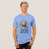 Mijn Brein Heeft Meer Tabbladen Open Dan Mijn Brow Tri-Blend Shirt (Voorkant volledig)