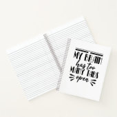 Mijn brein heeft te veel tabbladen open notitieboek (Binnen)