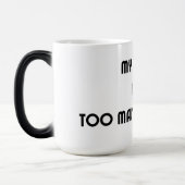 Mijn brein heeft te veel tabs open koffie Mok (Links)