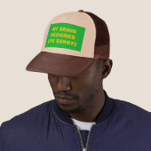 Mijn brein heeft Trucker Hat afgetreden Pet (In situ)