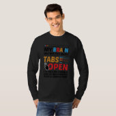 Mijn brein heeft veel te veel tabbladen open Softw T-shirt (Voorkant volledig)