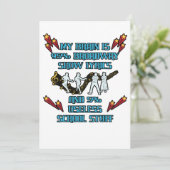 Mijn brein is 95% van de Lyrics Actoractrice van h Bedankkaart (Staand voorkant)