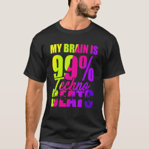 Mijn brein is 99 technische tintelingen t-shirt