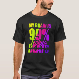 Mijn brein is 99 technische tintelingen t-shirt