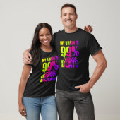 Mijn brein is 99 technische tintelingen t-shirt (Unisex)
