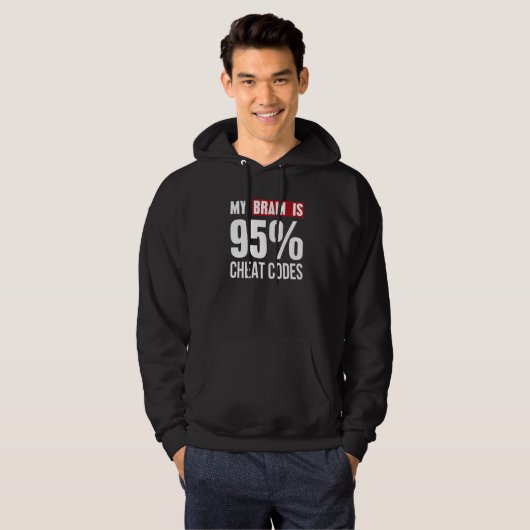 Mijn brein is het T-shirt van de Coder van de Code (Voorkant volledig)