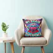 Mijn brein is Superpower✨ Kussen (Stoel)
