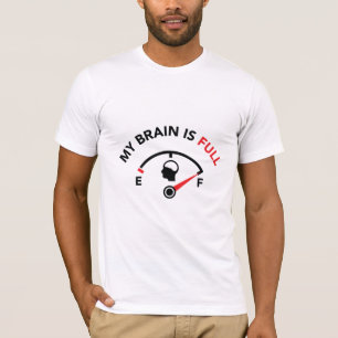 Mijn brein is vol t-shirt