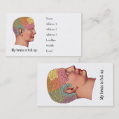 Mijn brein is vol visitekaartje (Voorkant / Achterkant)