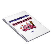 Mijn brein is weer gewelddadig notitieboek (Rechterzijde)