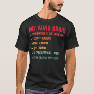 Mijn brein op ADHD en autisme Neurodiversity1513  T-shirt