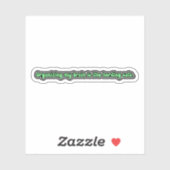 Mijn brein organiseren is als katten hoeden. ADHD Sticker (Vel)