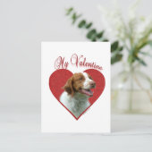 Mijn Bretagne Spaniel Valentijn Feestdagenkaart (Staand voorkant)