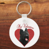 Mijn Briard Valentijn Sleutelhanger (Voorkant)