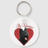 Mijn Briard Valentijn Sleutelhanger (Achterkant)