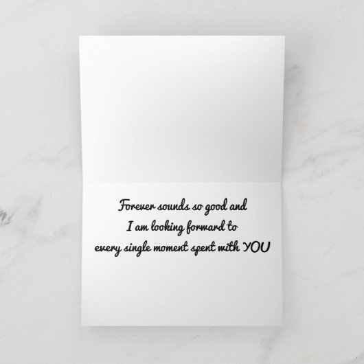 **MIJN BRIDE OP ONZE WOORDDAG** VORIGE LAPKAART KAART (Binnen)