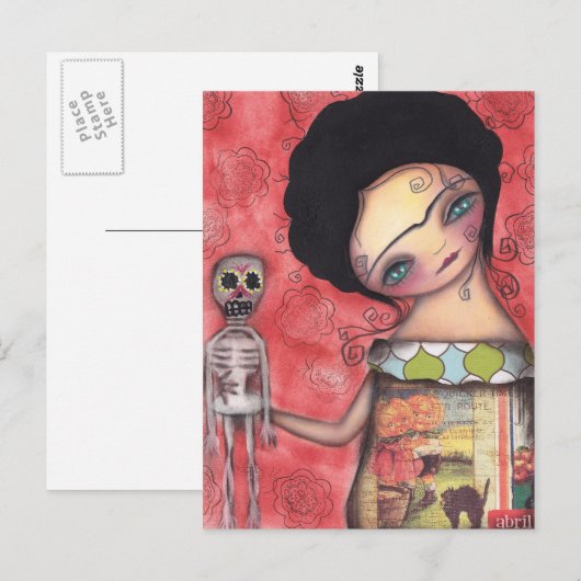 Mijn Briefkaart Puppet (Voorkant / Achterkant)