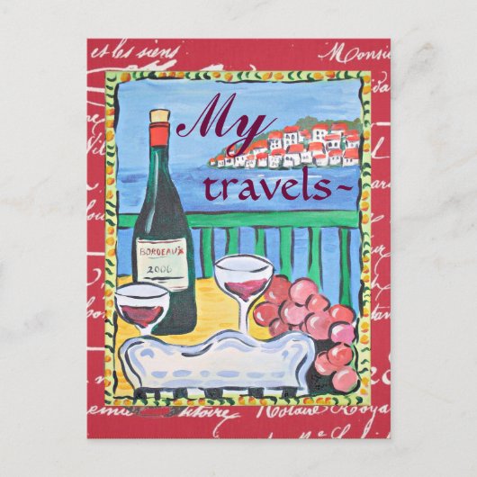 Mijn Briefkaart voor reizen (Voorkant)