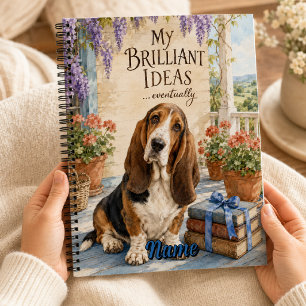 Mijn Briljante Ideeën Uiteindelijk Basset Hound Notitieboek
