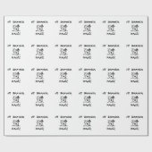 Mijn Broeder Rocks Drums Cadeaupapier (Vlak)