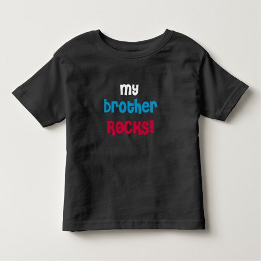 Mijn Broeder Rocks Kinder Shirts (Voorkant)
