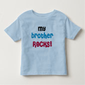 Mijn Broeder Rocks Kinder Shirts (Voorkant)