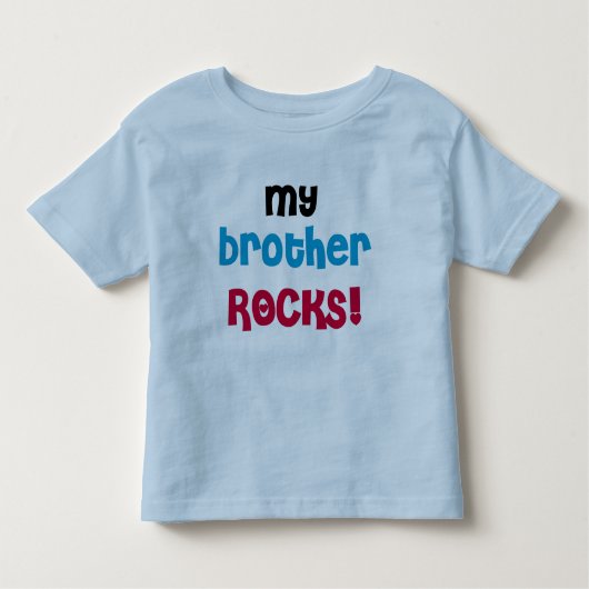 Mijn Broeder Rocks Kinder Shirts (Voorkant)