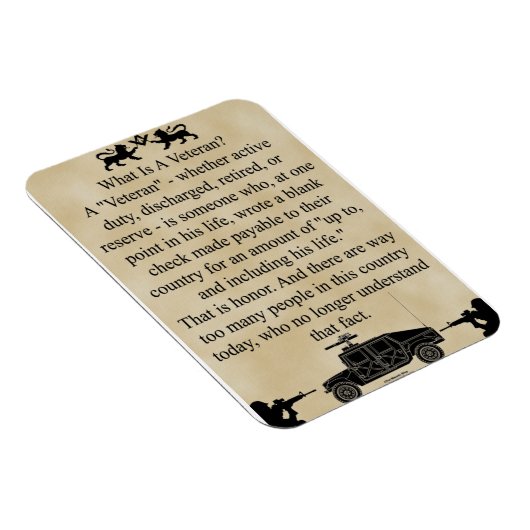 Mijn broer de Veteraan Magneet (Rechterzijde)