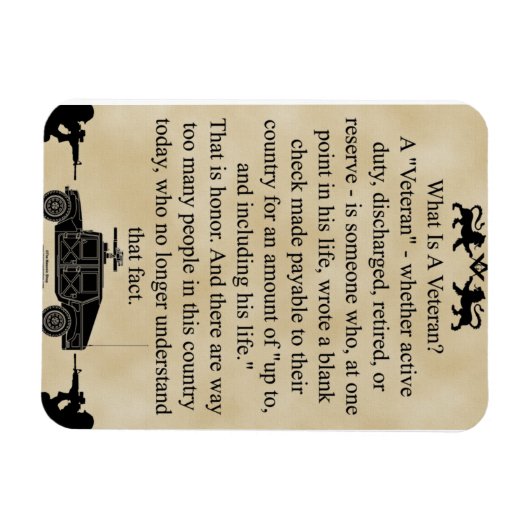 Mijn broer de Veteraan Magneet (Horizontaal)