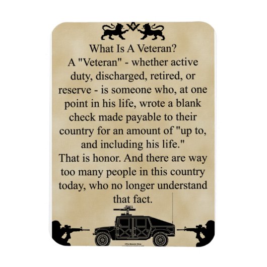 Mijn broer de Veteraan Magneet (Verticaal)