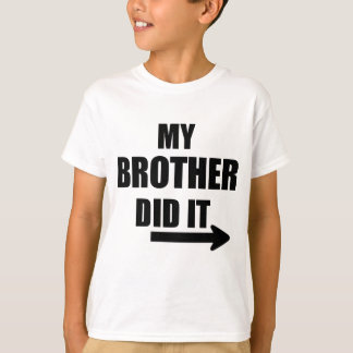 Mijn broer deed het T-shirt